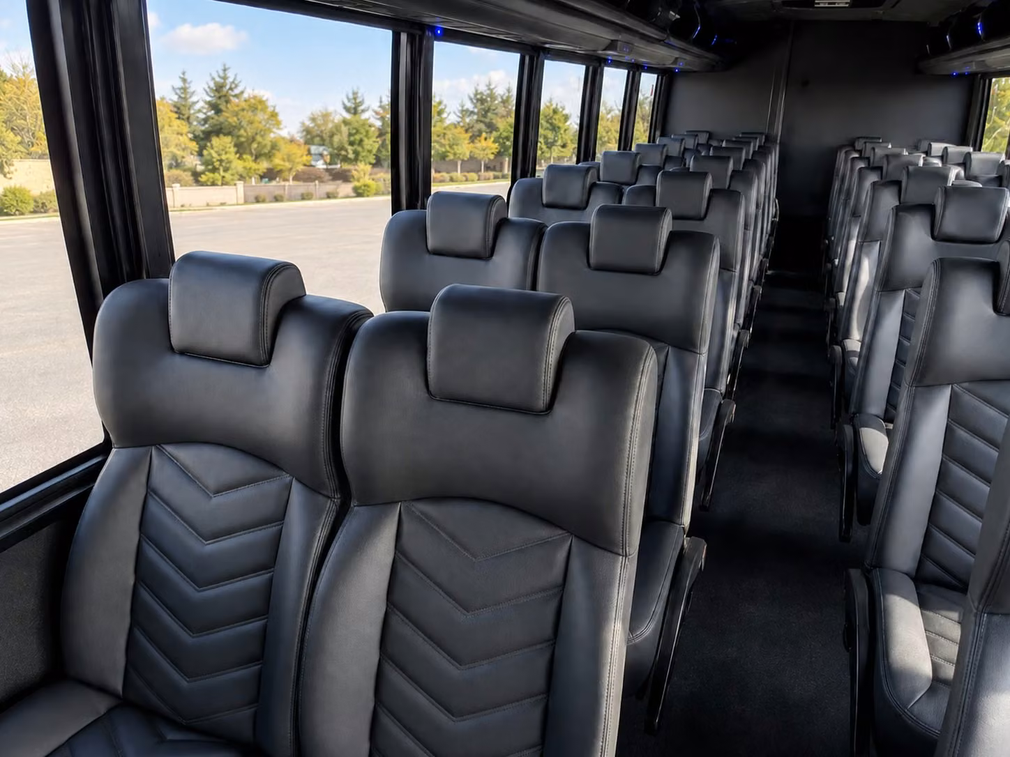 18 passenger minibus inside