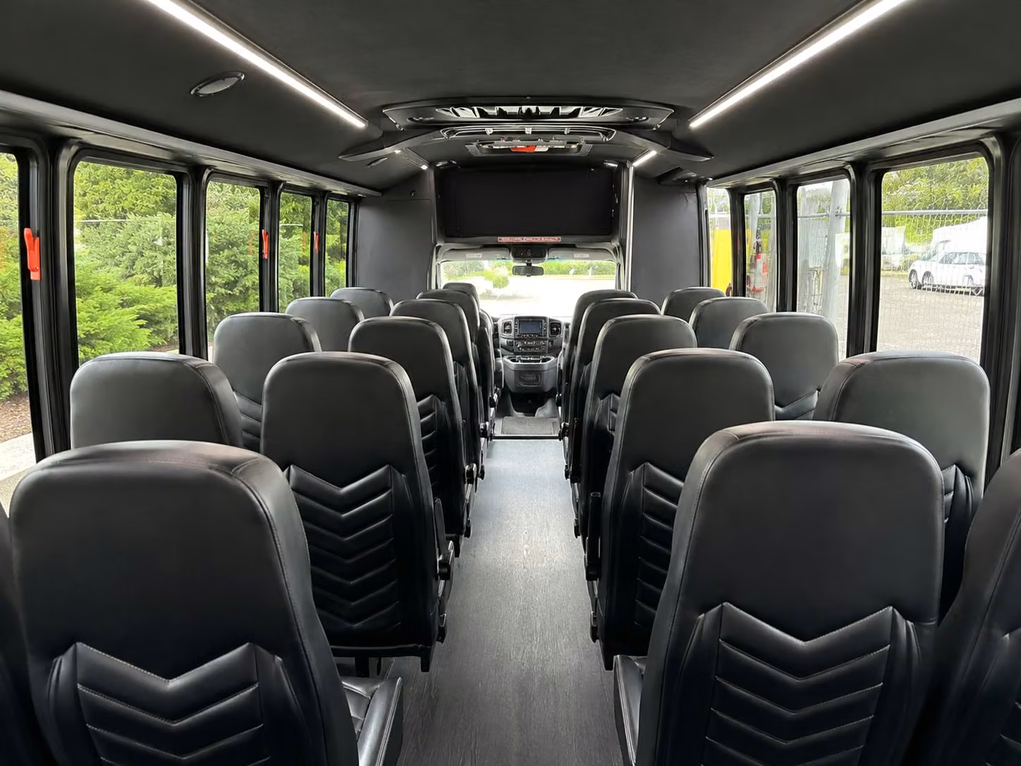 18 passenger minibus interior