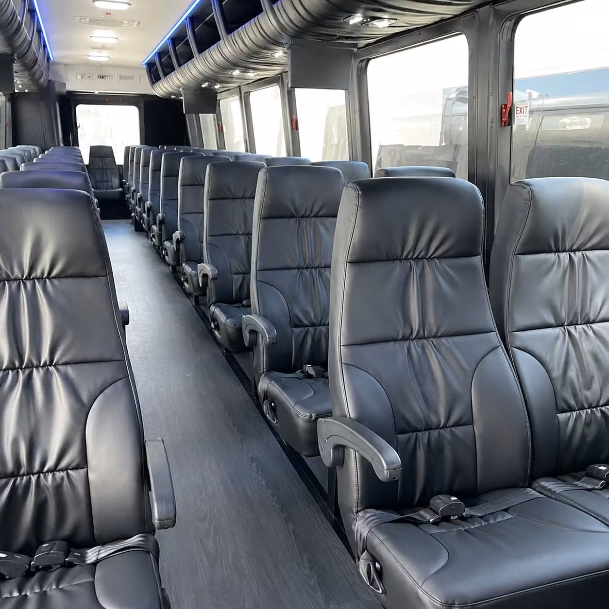 25 passenger minibus interior