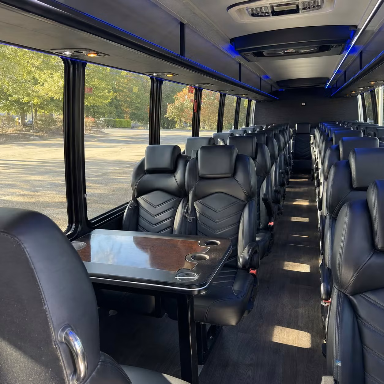 35 passenger minibus inside