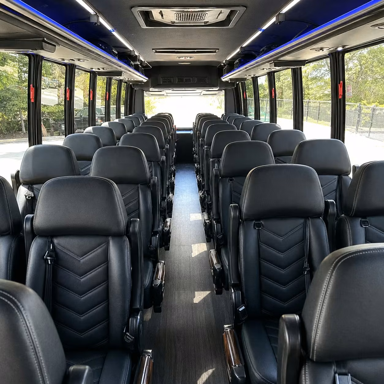 35 passenger minibus interior