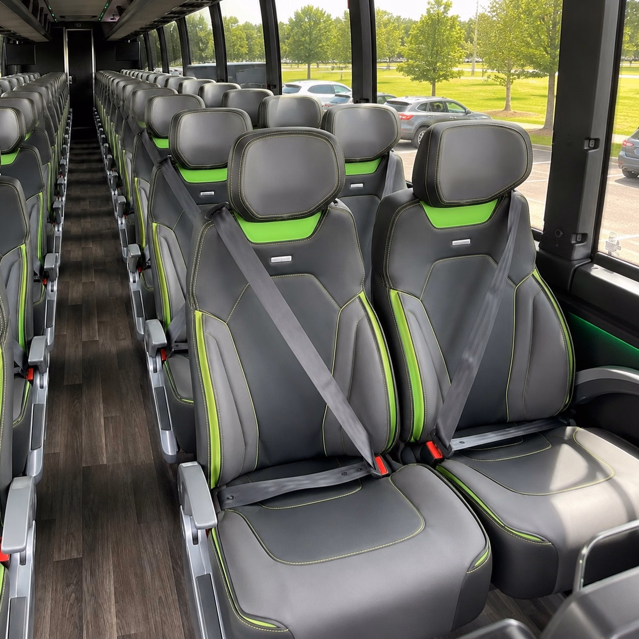 fremont charter bus interior