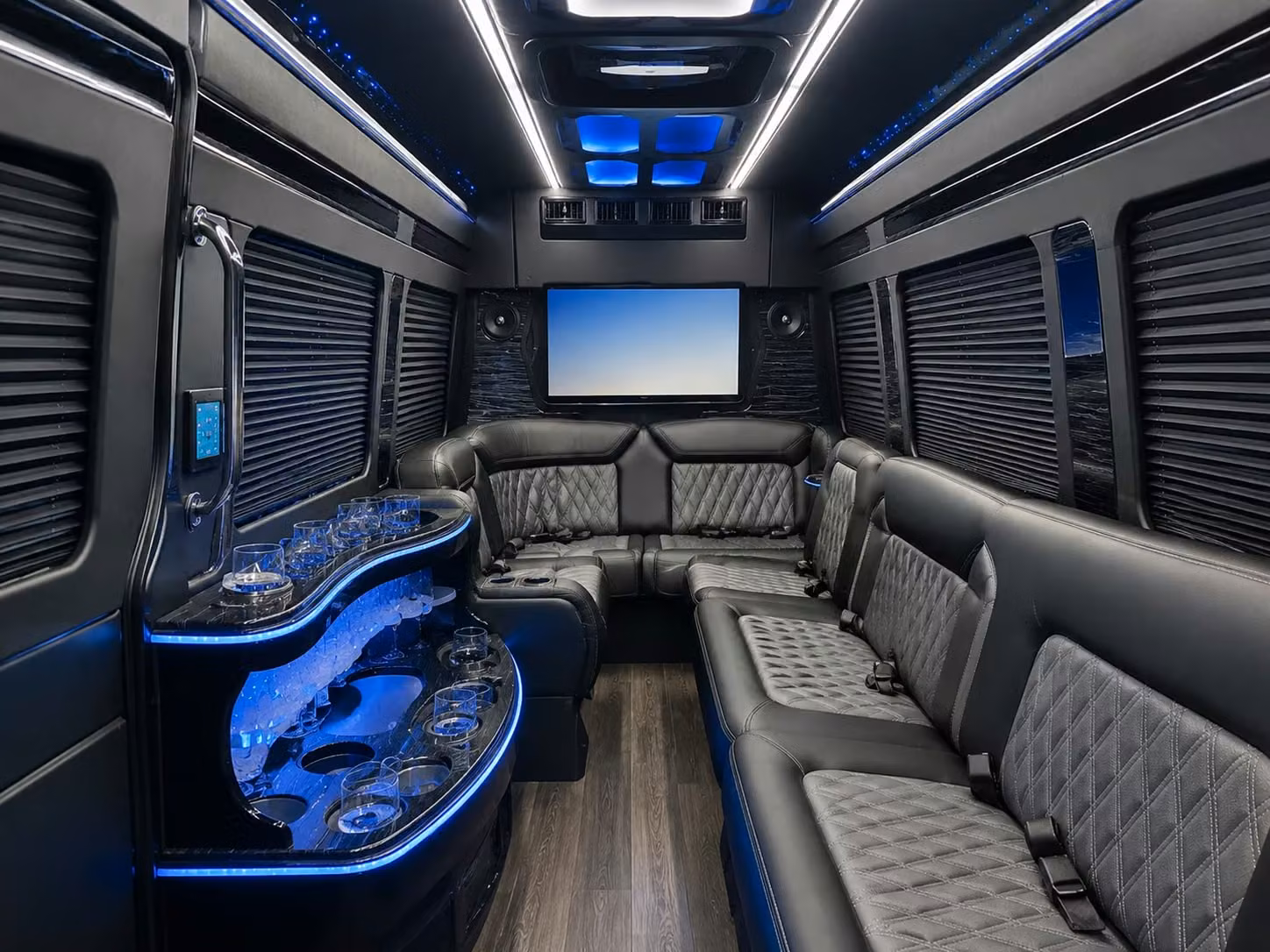sprinter limousine inside