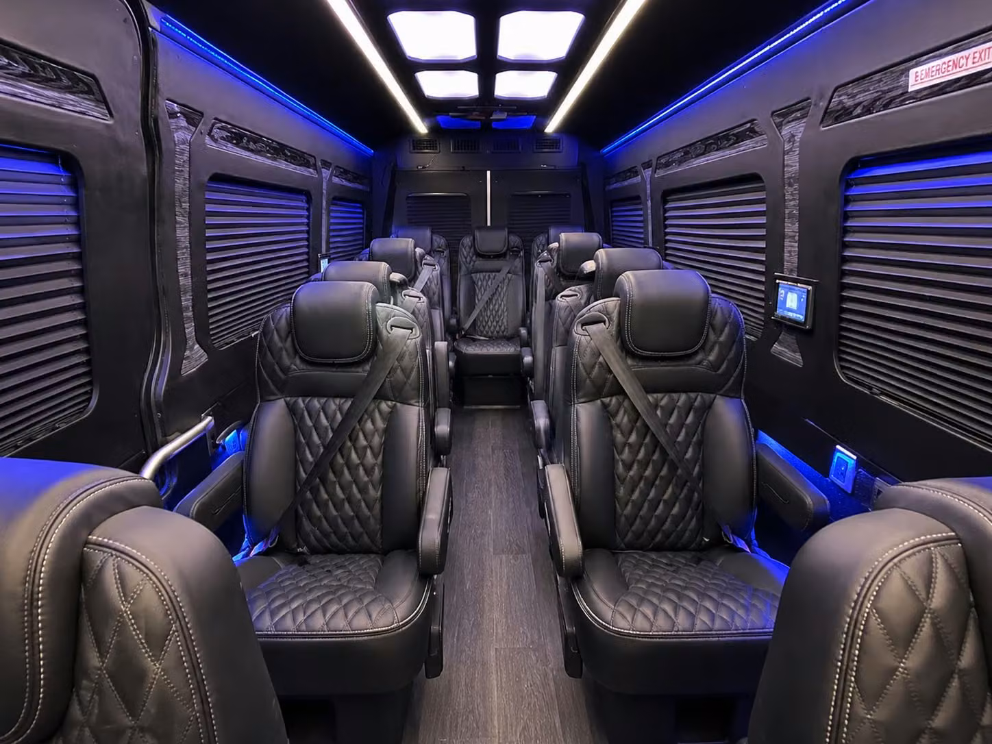 sprinter van with driver inside